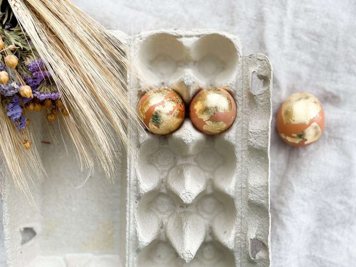 Золотые яйца – одни из самых красивых, мне кажется!