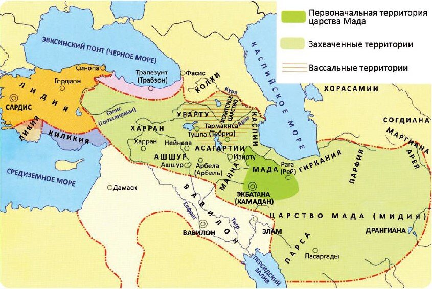 Пергамское царство карта