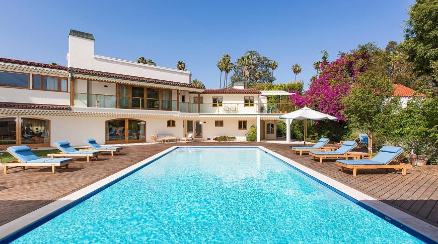 Дом Брюса Уиллиса в Беверли-Хиллз