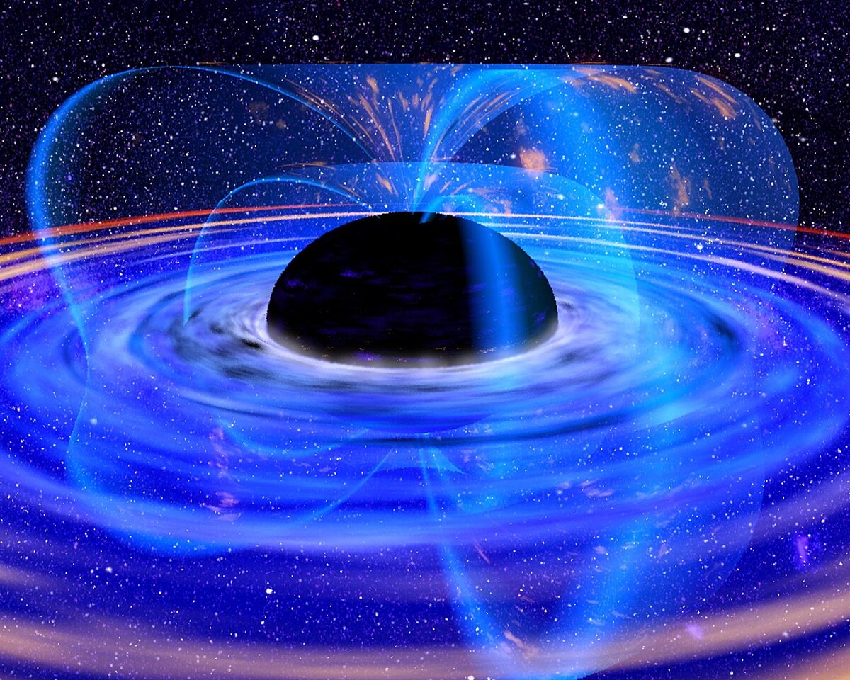 Как появляются чёрные дыры в космосе? Что находится внутри неё?