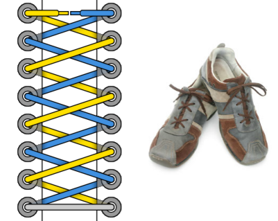 25 видов креативной шнуровки ботинок
