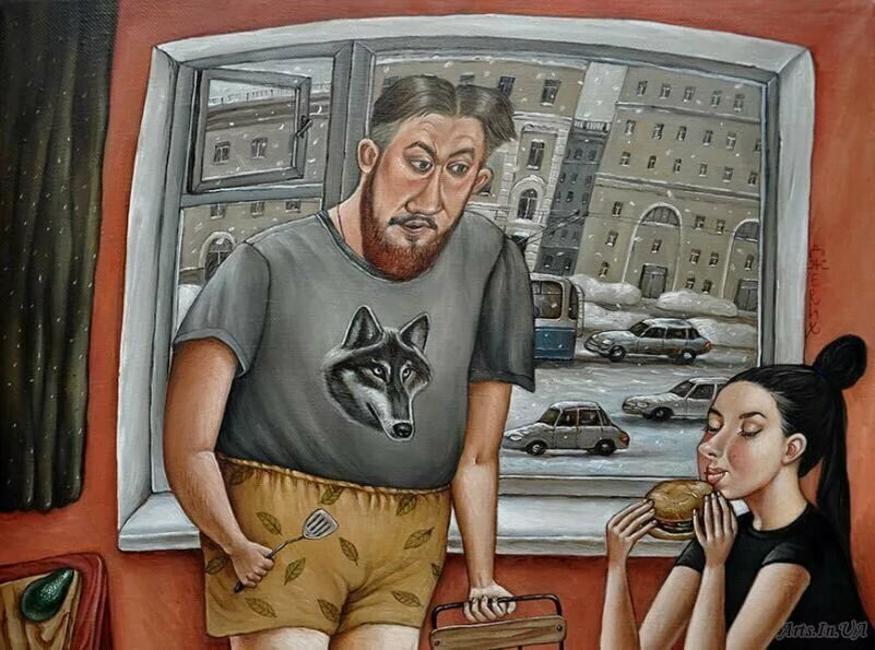 Художник Анжела Джерих. Источник englishrussia.com 