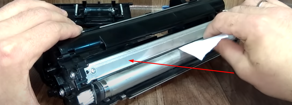 Очистка дозирующего лезвия