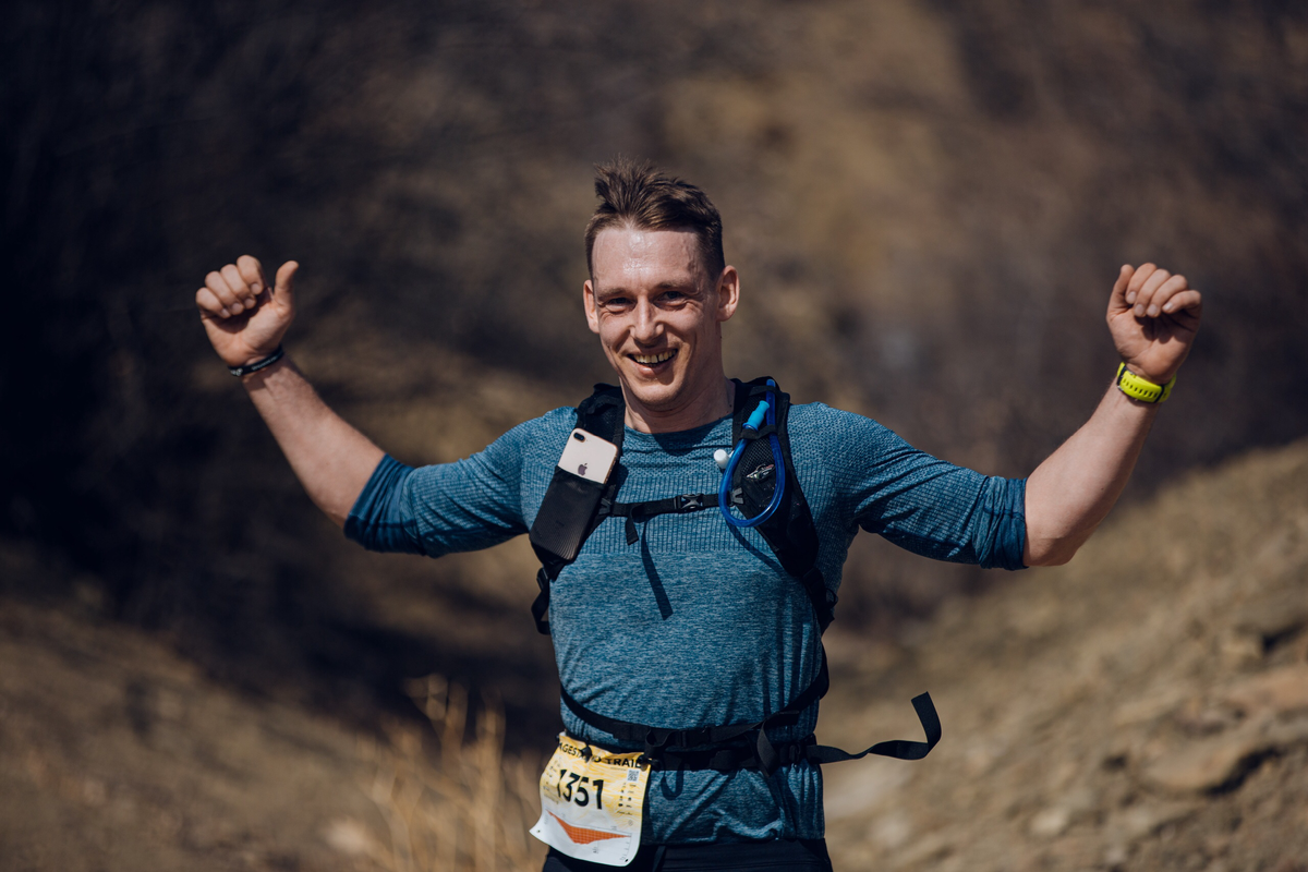 Сергей Грибушков на забеге Dagestan Wild Trail 