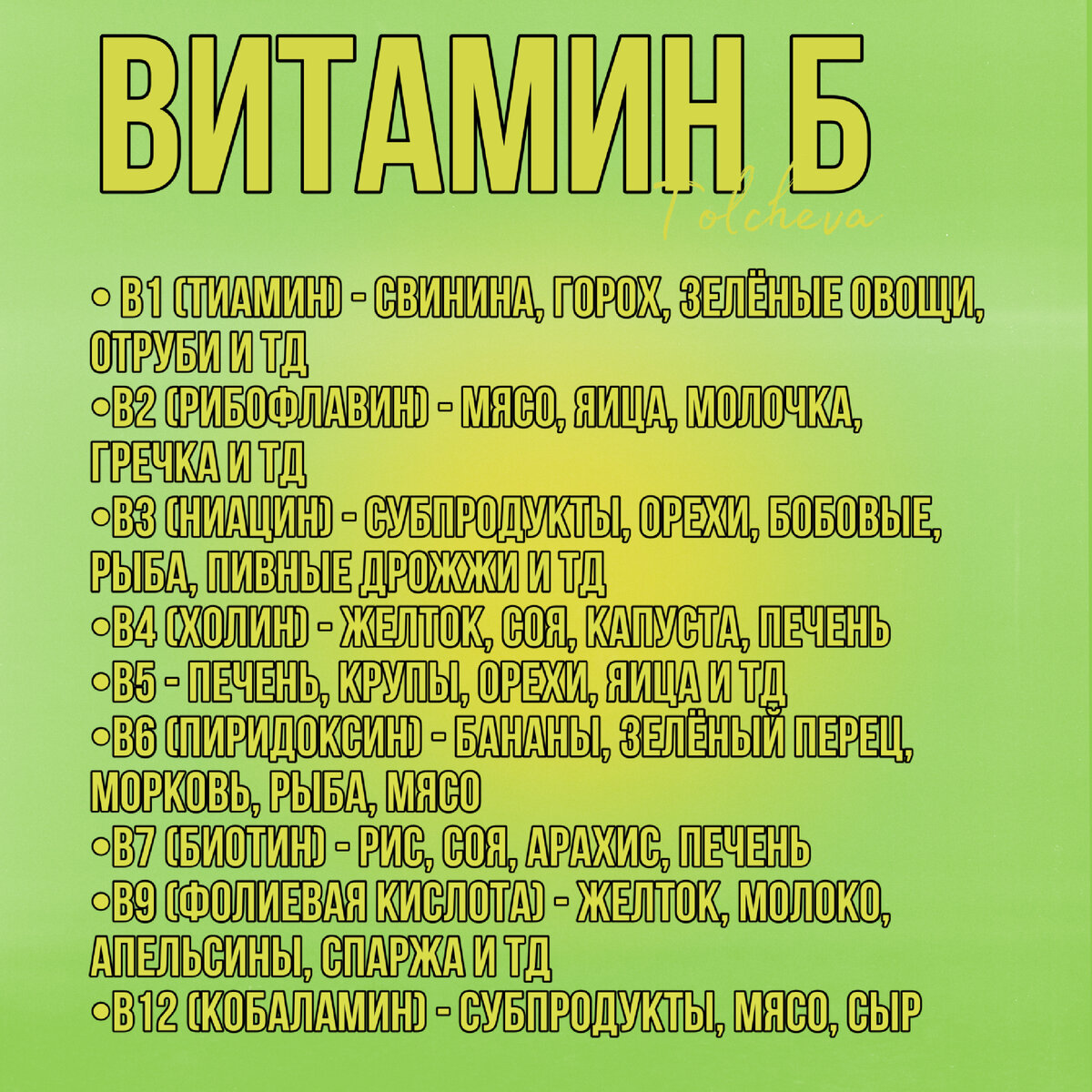 Содержание в продуктах