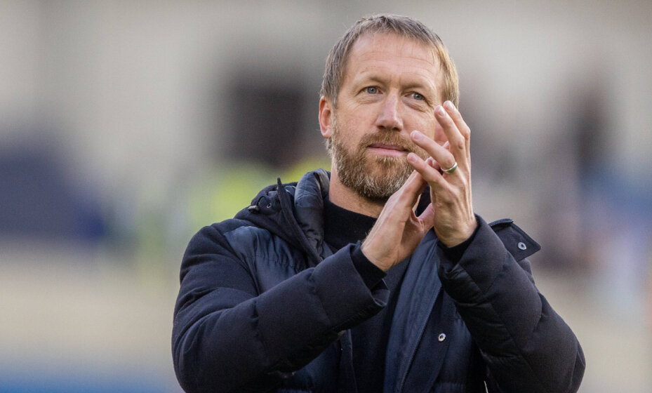    Тренер «Брайтона» Грэм Поттер может возглавить «Челси». Фото: Global Look Press