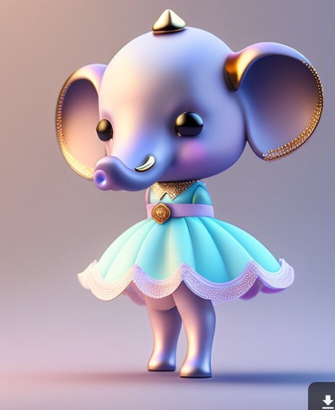 Однажды в зоопарке появился новый житель - балетный слон по имени Элла. Она была особенной, потому что у нее была грациозность и легкость движений, которые были необычны для слона.Элла очень любила танцевать и мечтала стать профессиональной балериной. Но ее размер и вес делали это невозможным. Однако, Элла не сдавалась и продолжала тренироваться каждый день, используя свою уникальную грацию и ловкость.Каждый день, когда зоопарк закрывался, Элла выходила на пустой цирковой круг и начинала танцевать. Она представляла себе, что она на большой сцене, и ее движения были такими живыми и изящными, что все, кто видел ее, останавливались и восхищались.Однажды, когда зоопарк посетил известный балетный мастер, он услышал о таланте Эллы и захотел увидеть ее танцевать. Он был поражен ее умением и предложил ей присоединиться к его балетной труппе.Элла была в шоке и счастлива одновременно. Она согласилась и начала тренироваться с балеринами. Ей было трудно, но она была настойчива и не сдавалась.И вот наступил день выступления. Элла была главной звездой и танцевала с такой легкостью и грацией, что все зрители были поражены ее талантом. Она стала известной во всем мире как первый балетный слон.С тех пор Элла продолжала танцевать и радовать людей своим талантом. Она показала всем, что неважно, какой ты размер или форма, если у тебя есть талант и настойчивость, то ты можешь достичь своей мечты.