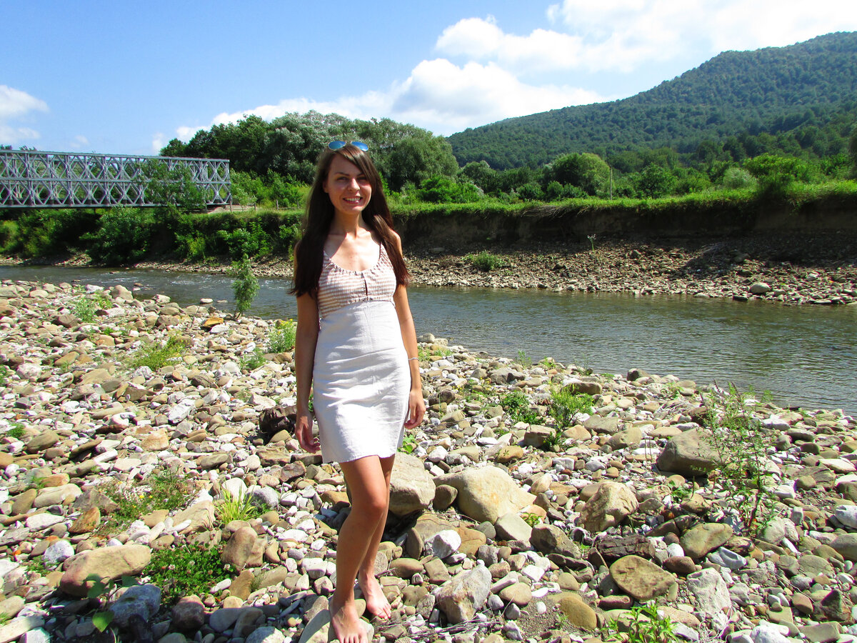 Горная река в селе Кирпичное (Туапсинский район)