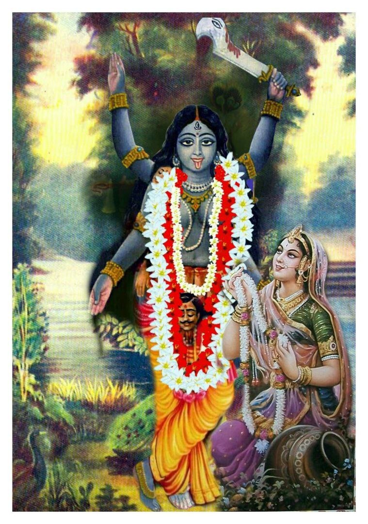 Радха и Кали. Фото: t.me/devibhakta 