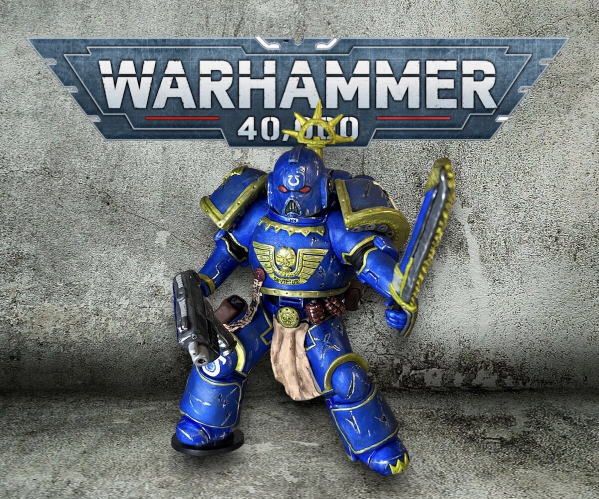 Ultramarines или Адептус Астартес из полимерной глины