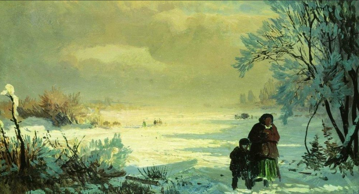 Федор Васильев. "Зима"