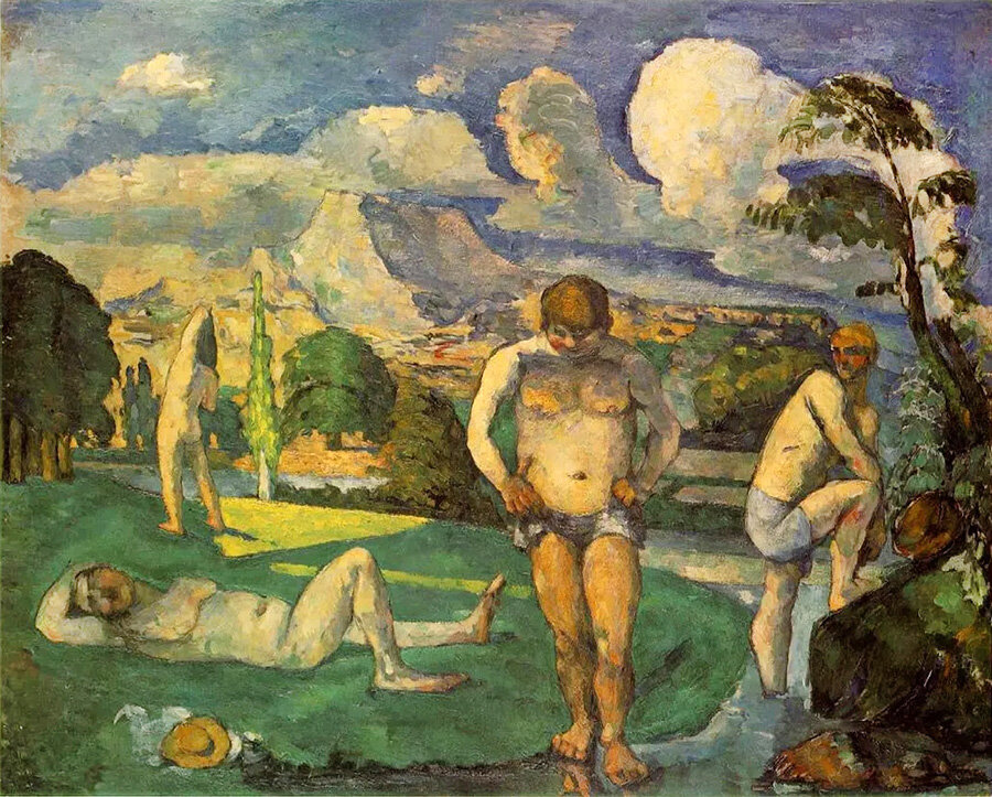 ​Поль Сезанн. Купальщики на отдыхе