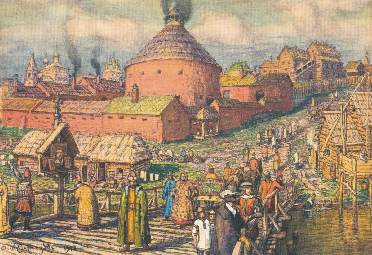 А. Васнецов "Пушечный двор".