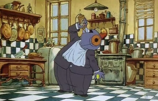 СТАРАЯ ДАМА И ГОЛУБИ