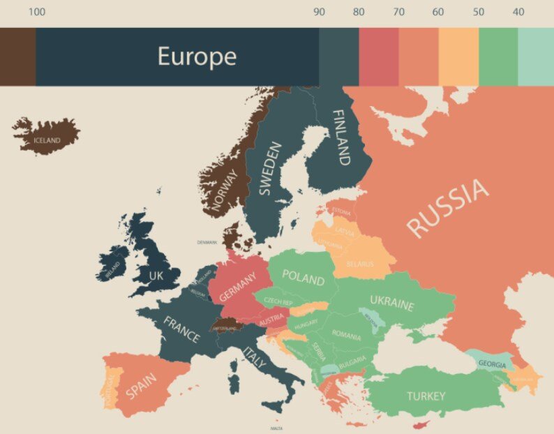 Цена жизни в Европе