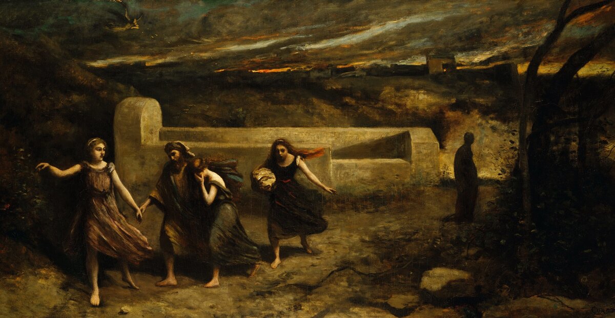  Жан Батист Камиль Коро, Сожжение Содома