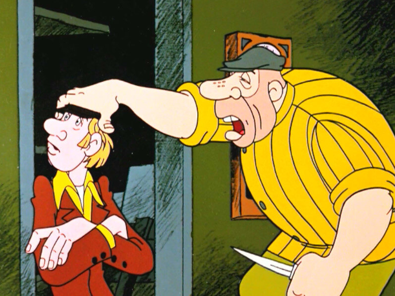 Кадр из мультфильма "Приключения Васи Куролесова"    