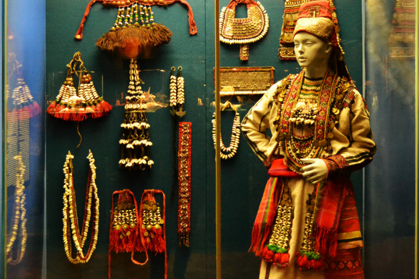 Костюм невесты мордва-мокша, Тамбовская губ., конец 19-начало 20 в.в.