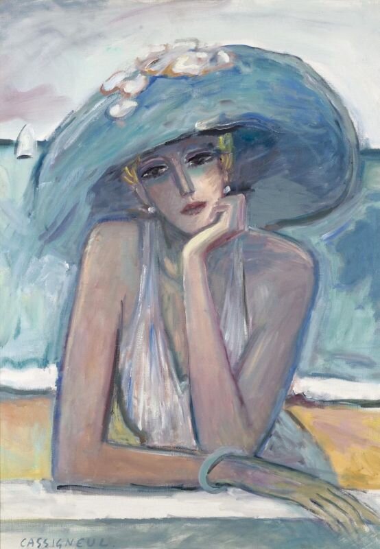 Женщина на берегу моря