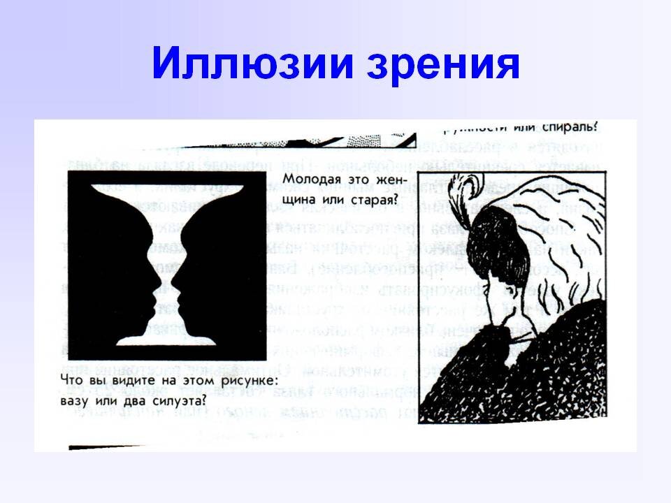 Картинки на иллюзию восприятия