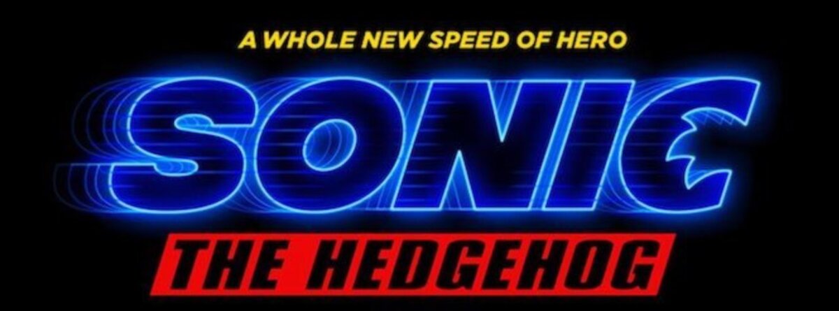 Постер к предстоящему фильму Sonic The Hedgehog