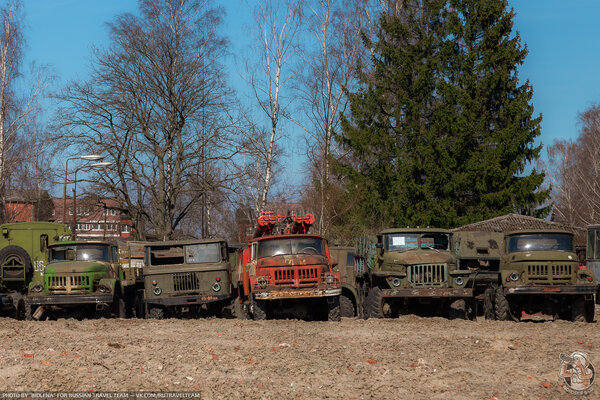 Нашла десятки едениц заброшенной военной техники прямо в черте города!