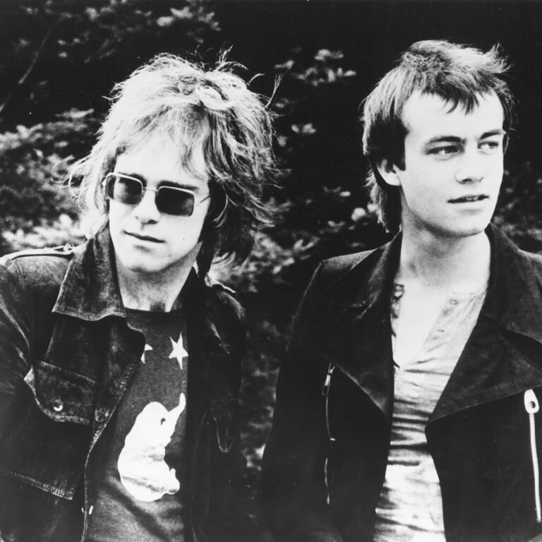 Elton John & Bernie Taupin. MICHAEL OCHS ARCHIVESGETTY