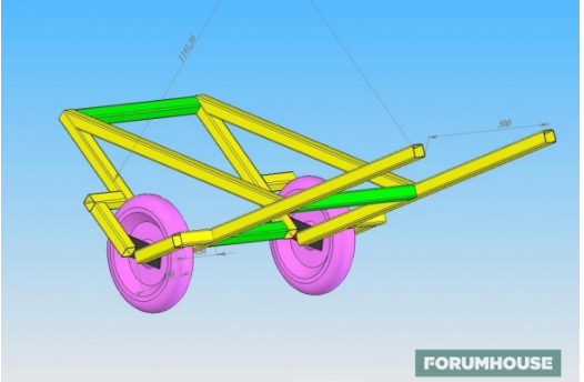Садовая тачка своими руками: чертежи, фото, видео