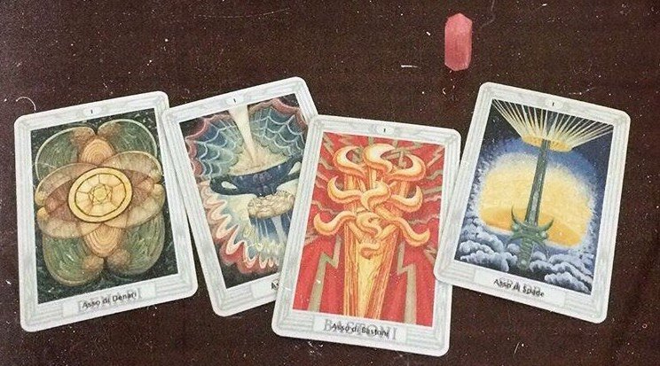 Тузы в колоде Таро Тота