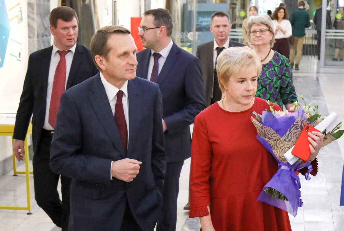 Сергей Нарышкин и Мария Веденяпина.