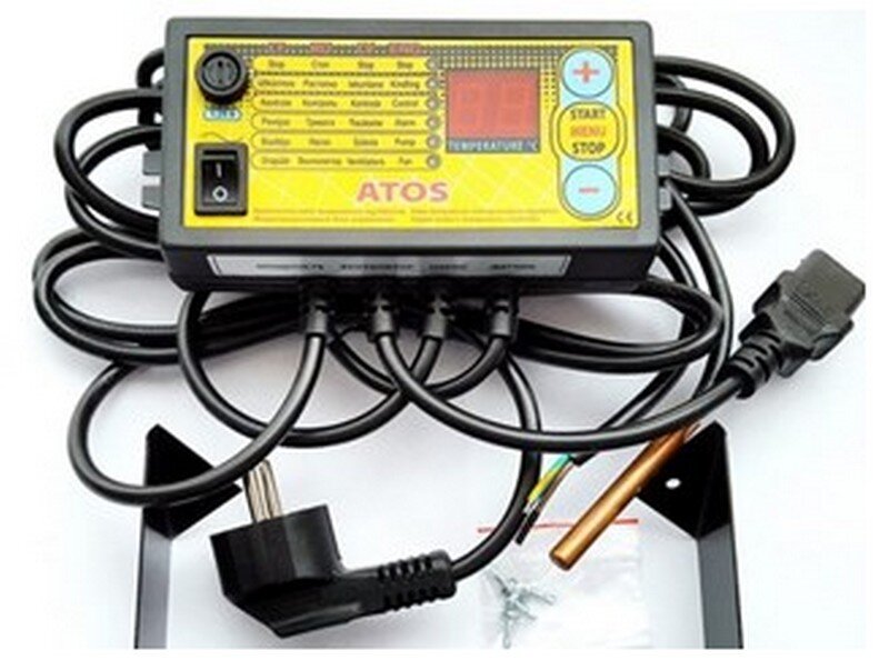 Адекватную работу этого контроллера гарантирует термостат, датчик которого монтируется в подающий трубопровод отопления.
Автоматика для вентилятора твердотопливного котла фото