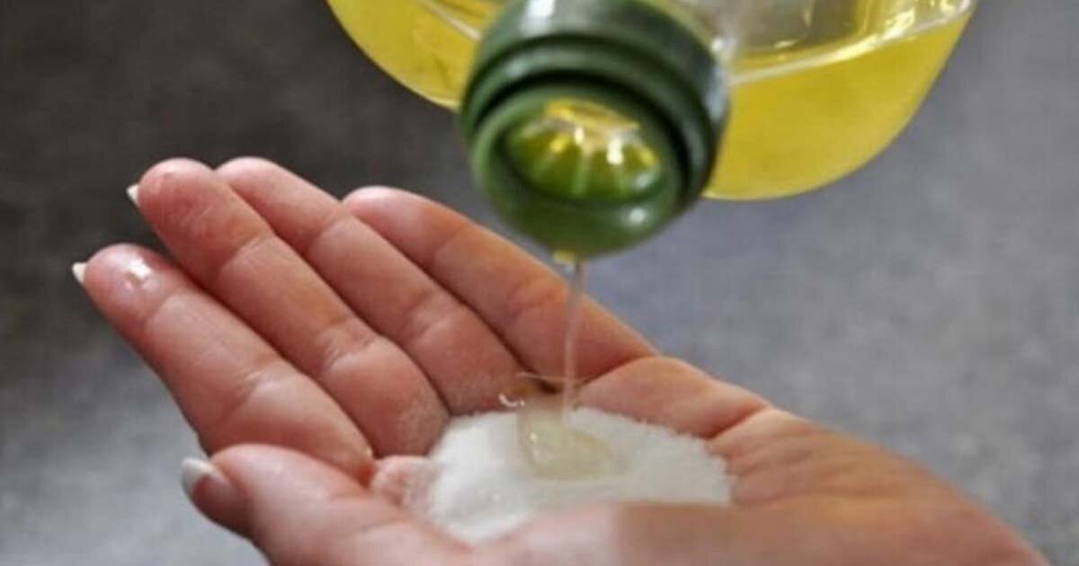 Только соль и оливковое масло