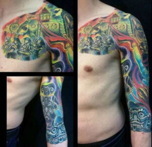 Цветные тату. Цветные татуировки. 100+ цветные эскизы тату на нашем сайте!