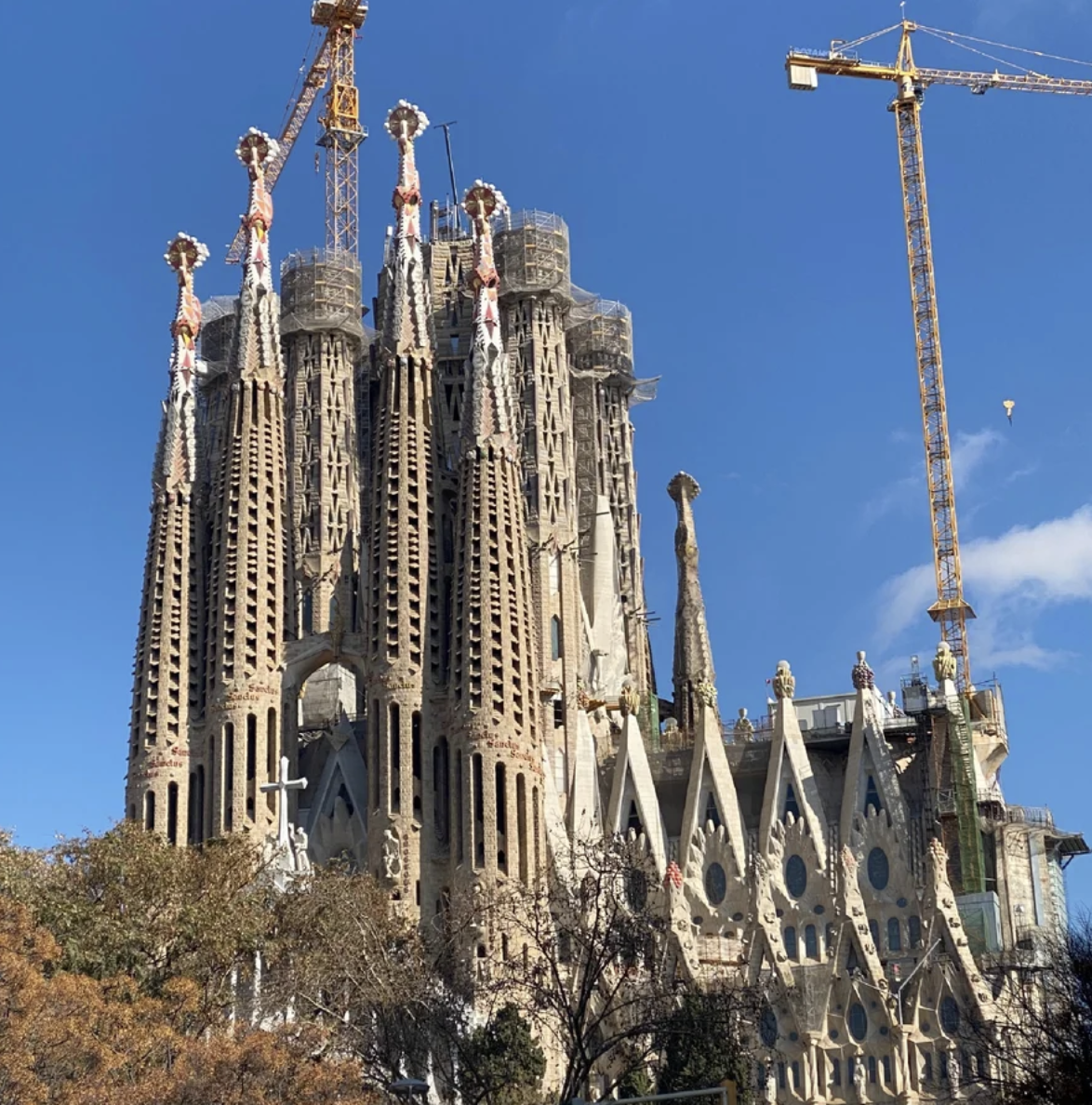 Саграда Фамилия. Барселона до вспышки коронавируса.