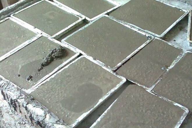 Самостоятельное изготовление тротуарной плитки