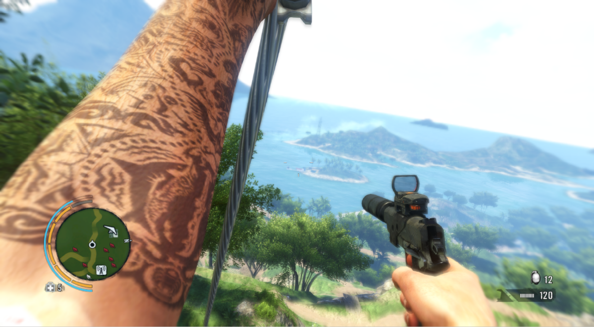 Наклейка для геймпада PS4/PS5 — Far Cry 3