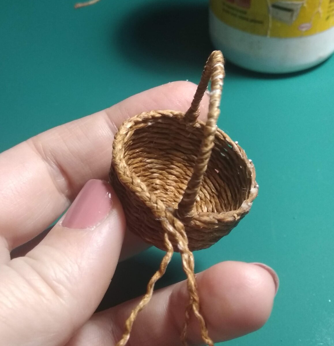 Какими насадками сделать плетение корзинка