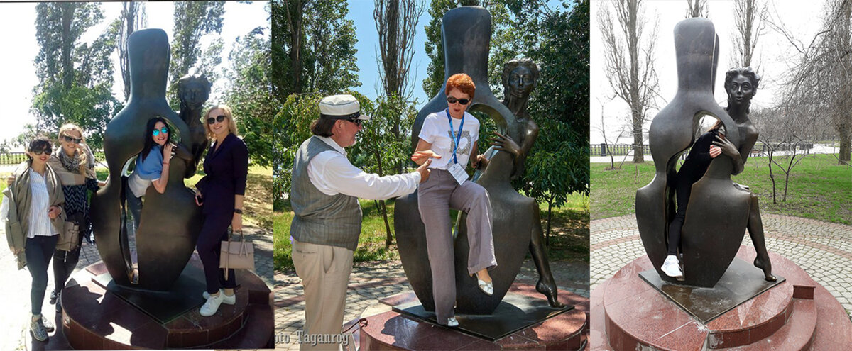 Портал в иное измерение? Или... скульптора Дмитрия Лындина "Роман с контрабасом"