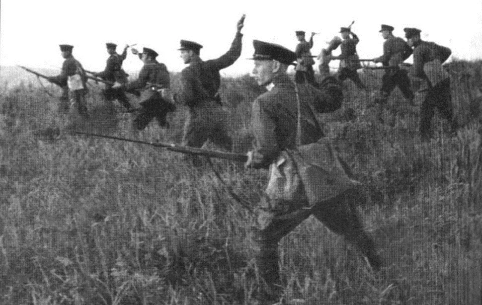 Пограничники в бою у оз. Хасан, 1938 г. Взято из интернет-ресурса.