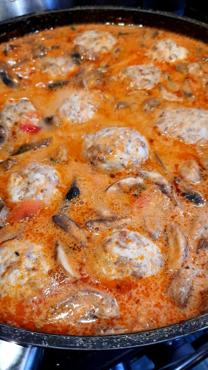 Гречаники в подливке