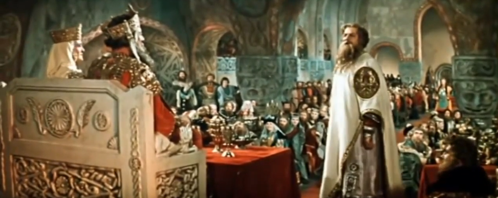 Кадр из фильма "Илья Муромец". 1956 год.