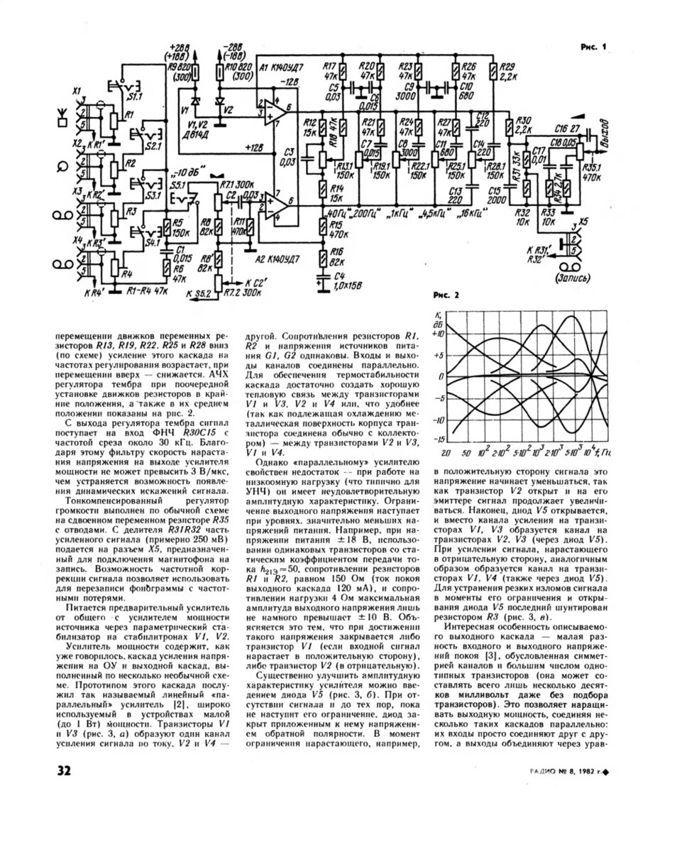 Схема усилителя агеева 1982 год на современной элементной базе
