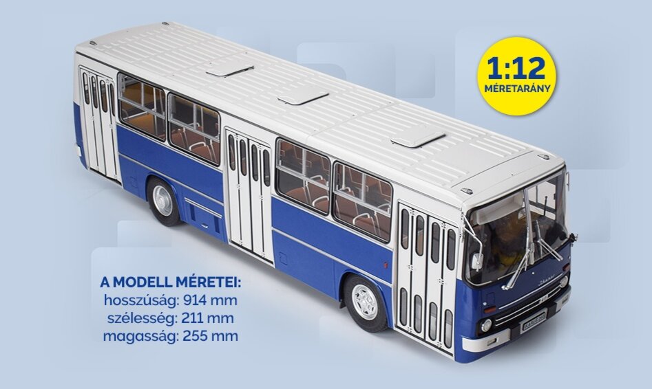Модель автобуса Икарус-260 в масштабе 1:12