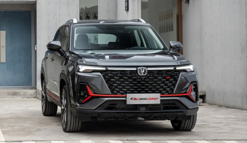 Changan CS35 Plus 2021, фронтальная часть