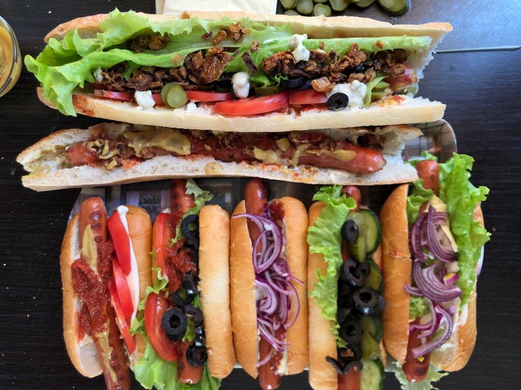 Разные виды хот-дога