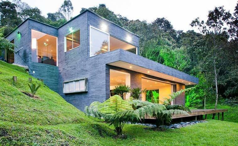Дом на склоне (62 фото) — идеи создания креативного дизайна современного дома