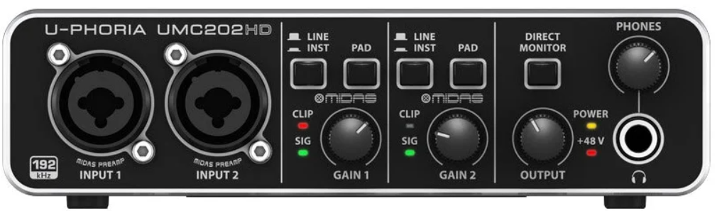 BEHRINGER U-PHORIA UMC202HD