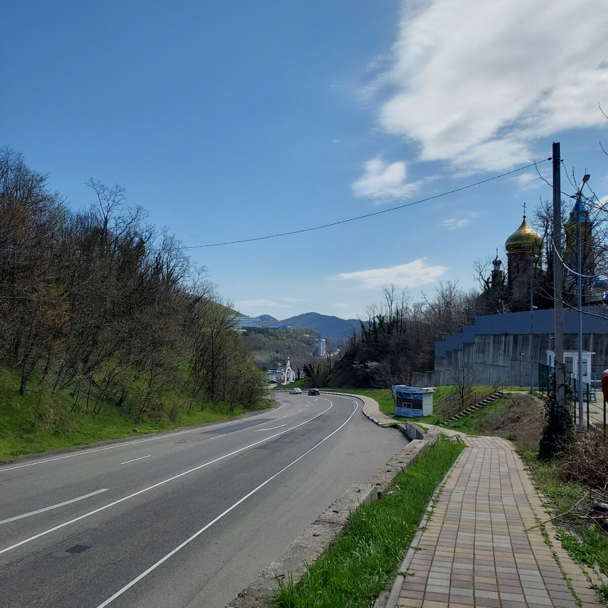 Дорога к поселку