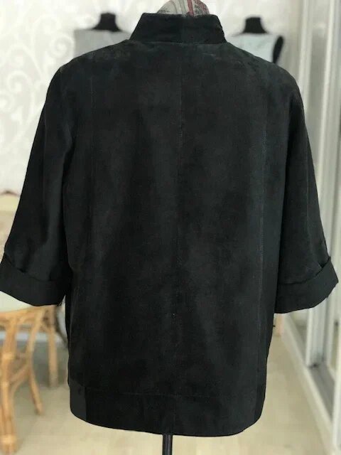 Переделка кожаного плаща в куртку. Ателье Ирины Берзиной.