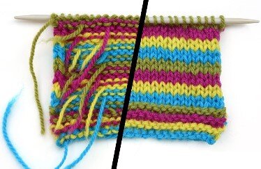 Как спрятать концы нитей в процессе вязания при многоцветном вязании | ВЯЗАНИЕ | ВКонтакте